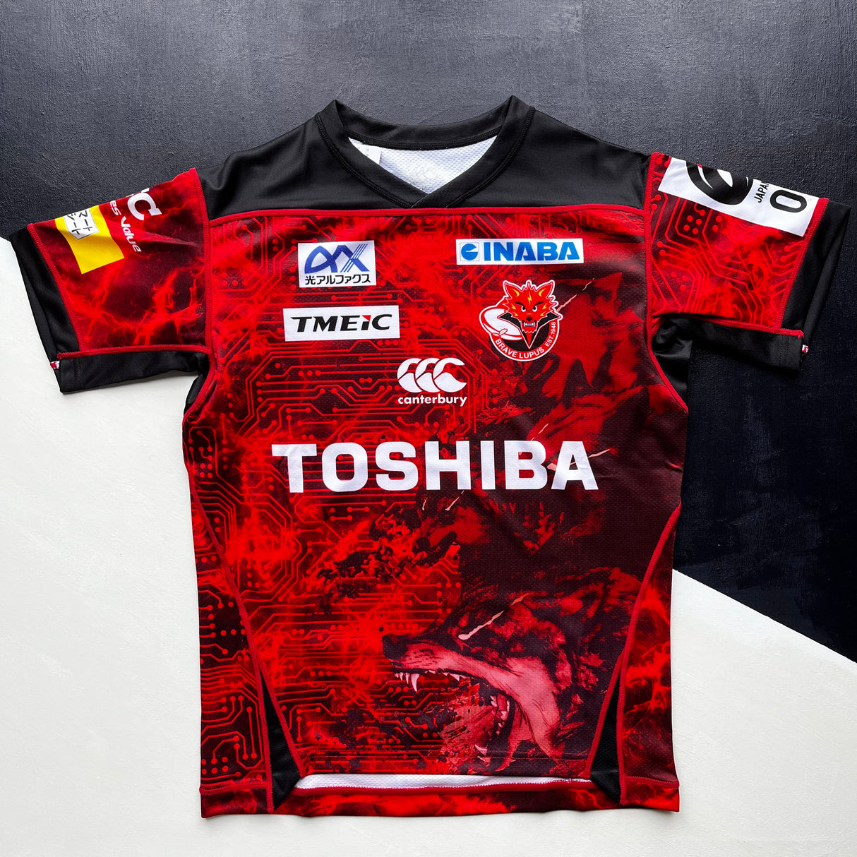 Toshiba Brave Lupus Tokyo Rugby Team Shirt 2023 (Japan Rugby League One) Underdog Rugby - The Tier 2 Rugby Shop
