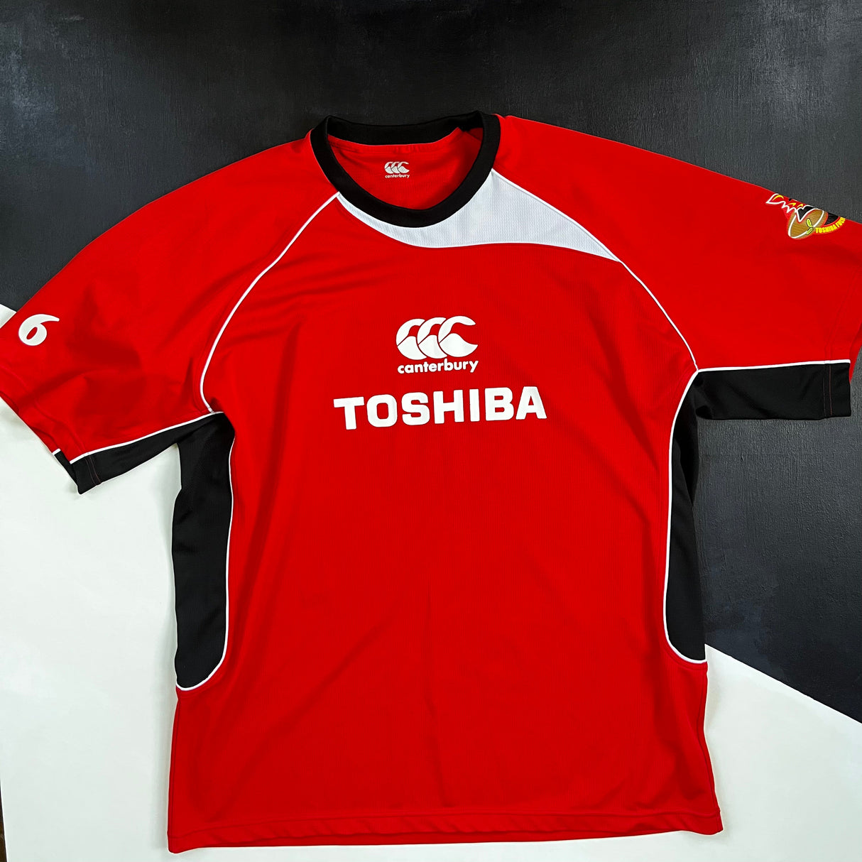 Toshiba Brave Lupus Tokyo Rugby Team Training Jersey 2008 Player Issue 6L Underdog Rugby - The Tier 2 Rugby Shop
