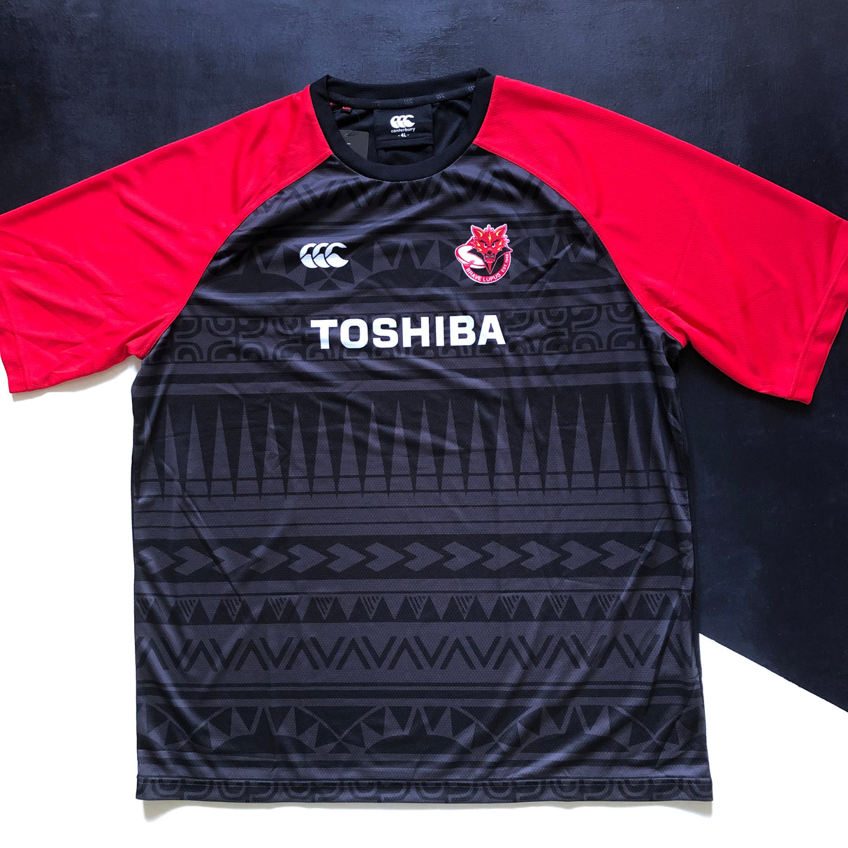 Toshiba Brave Lupus Tokyo Rugby Team Training Tee (Black) Underdog Rugby - The Tier 2 Rugby Shop