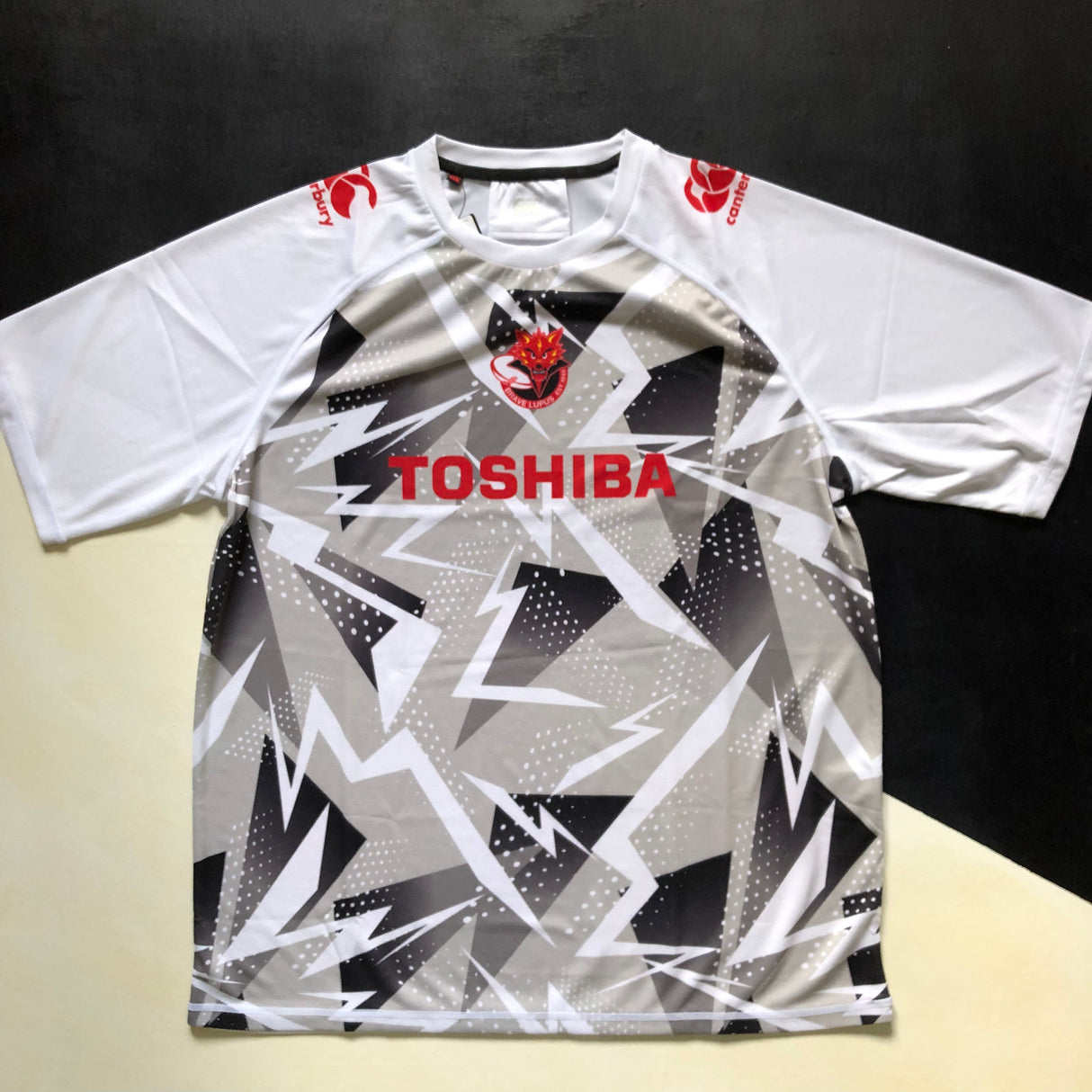 Toshiba Brave Lupus Tokyo Rugby Team Training Tee (White) Underdog Rugby - The Tier 2 Rugby Shop