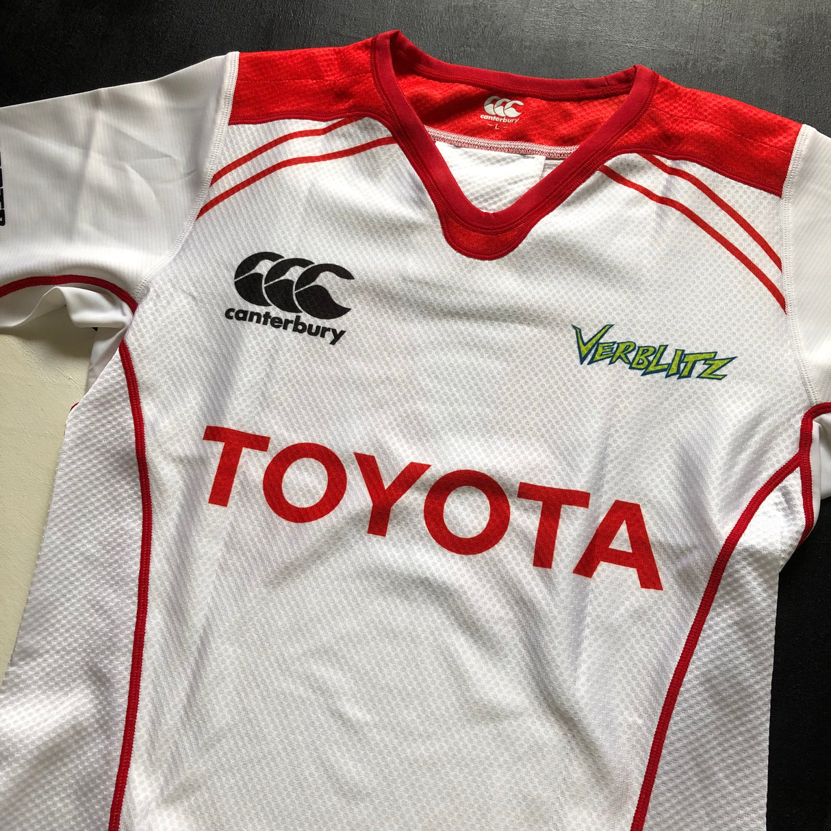 Toyota Verblitz Rugby Team Training Jersey (Japan Top League) Player Issue Large Underdog Rugby - The Tier 2 Rugby Shop