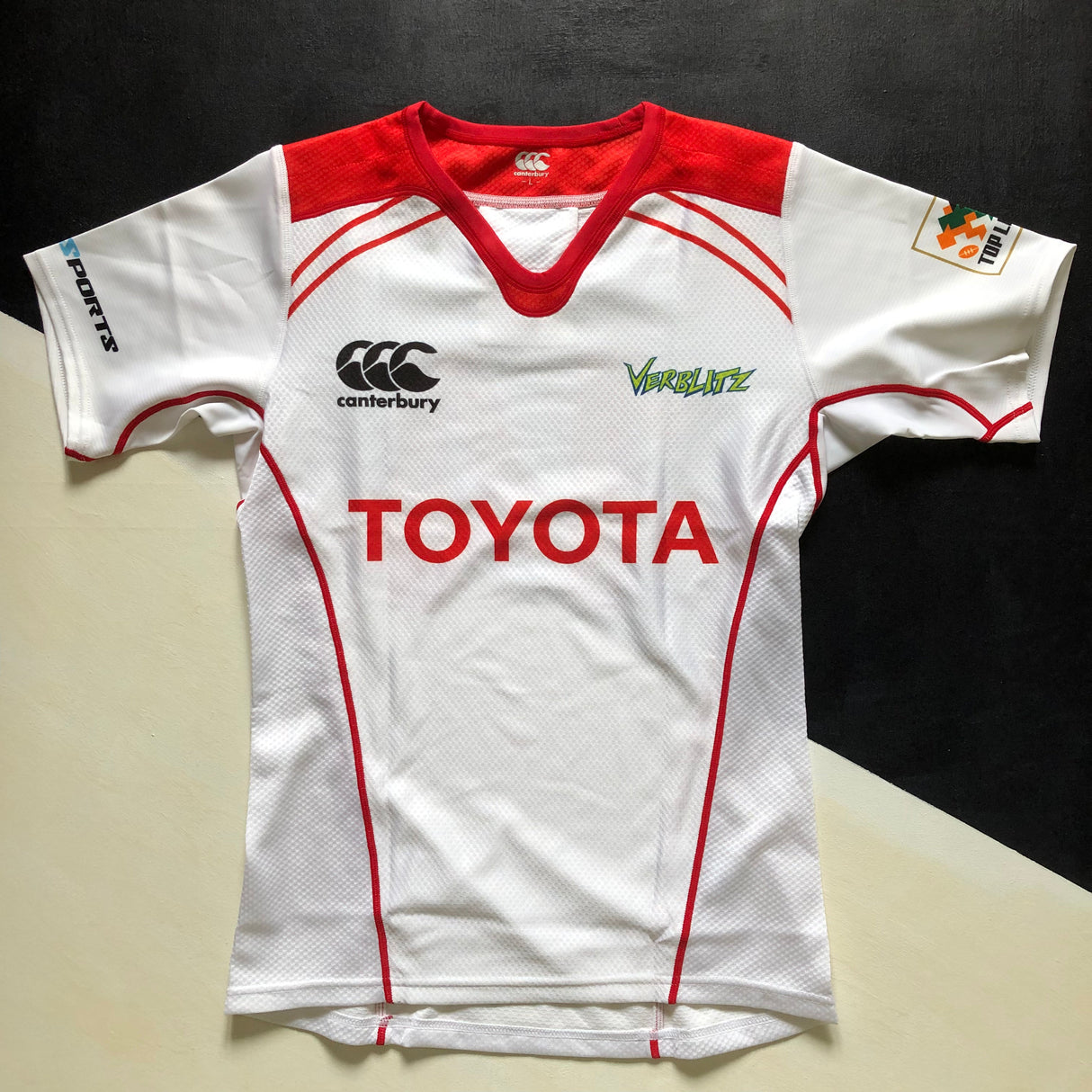Toyota Verblitz Rugby Team Training Jersey (Japan Top League) Player Issue Large Underdog Rugby - The Tier 2 Rugby Shop
