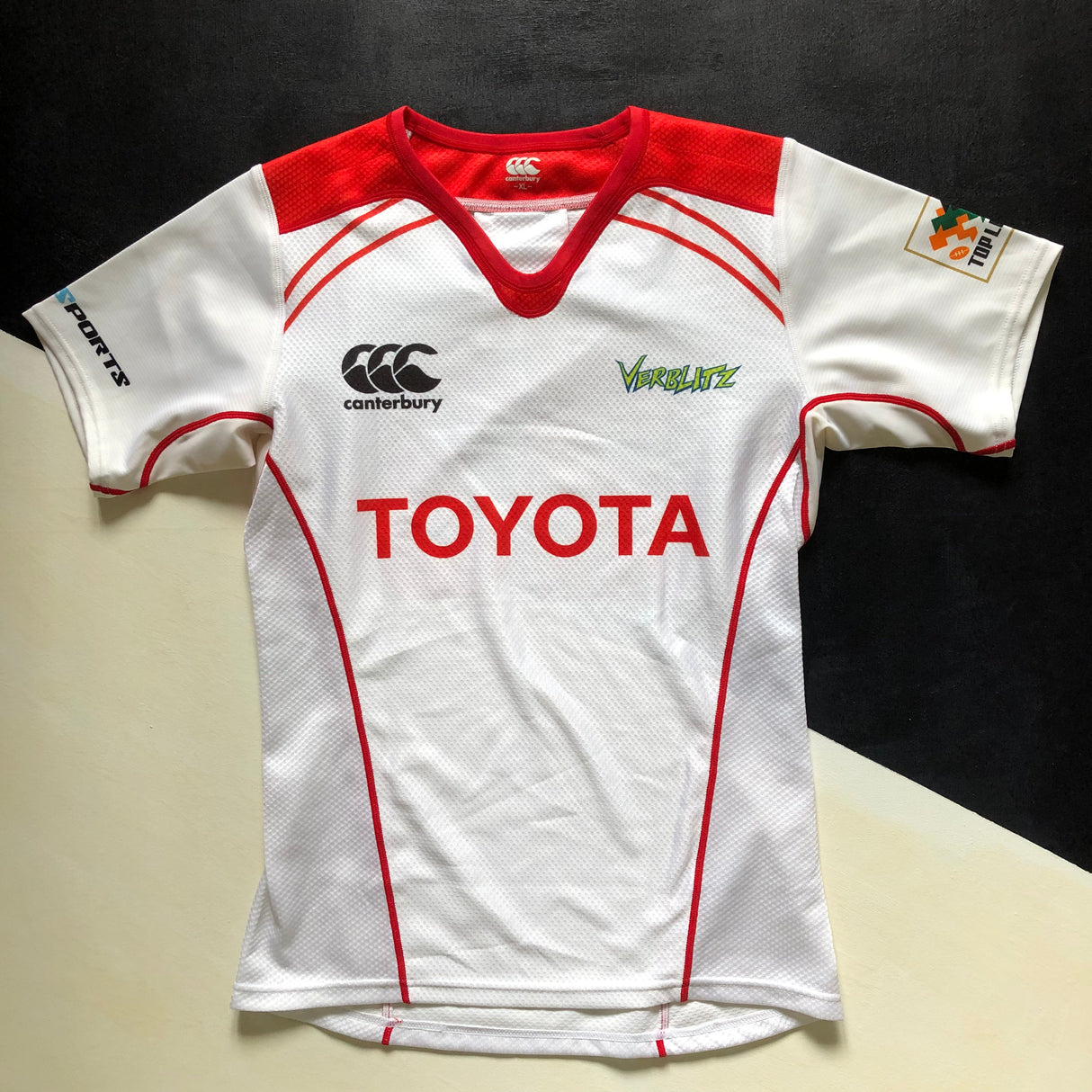 Toyota Verblitz Rugby Team Training Jersey (Japan Top League) Player Issue XL Underdog Rugby - The Tier 2 Rugby Shop