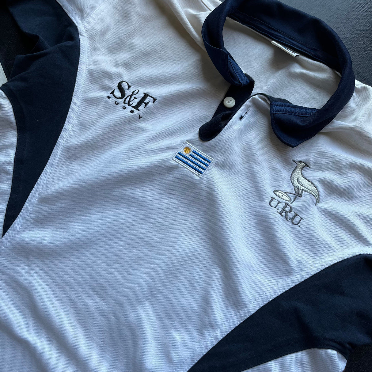 Uruguay National Rugby Team Jersey 2006 Away Large Underdog Rugby - The Tier 2 Rugby Shop