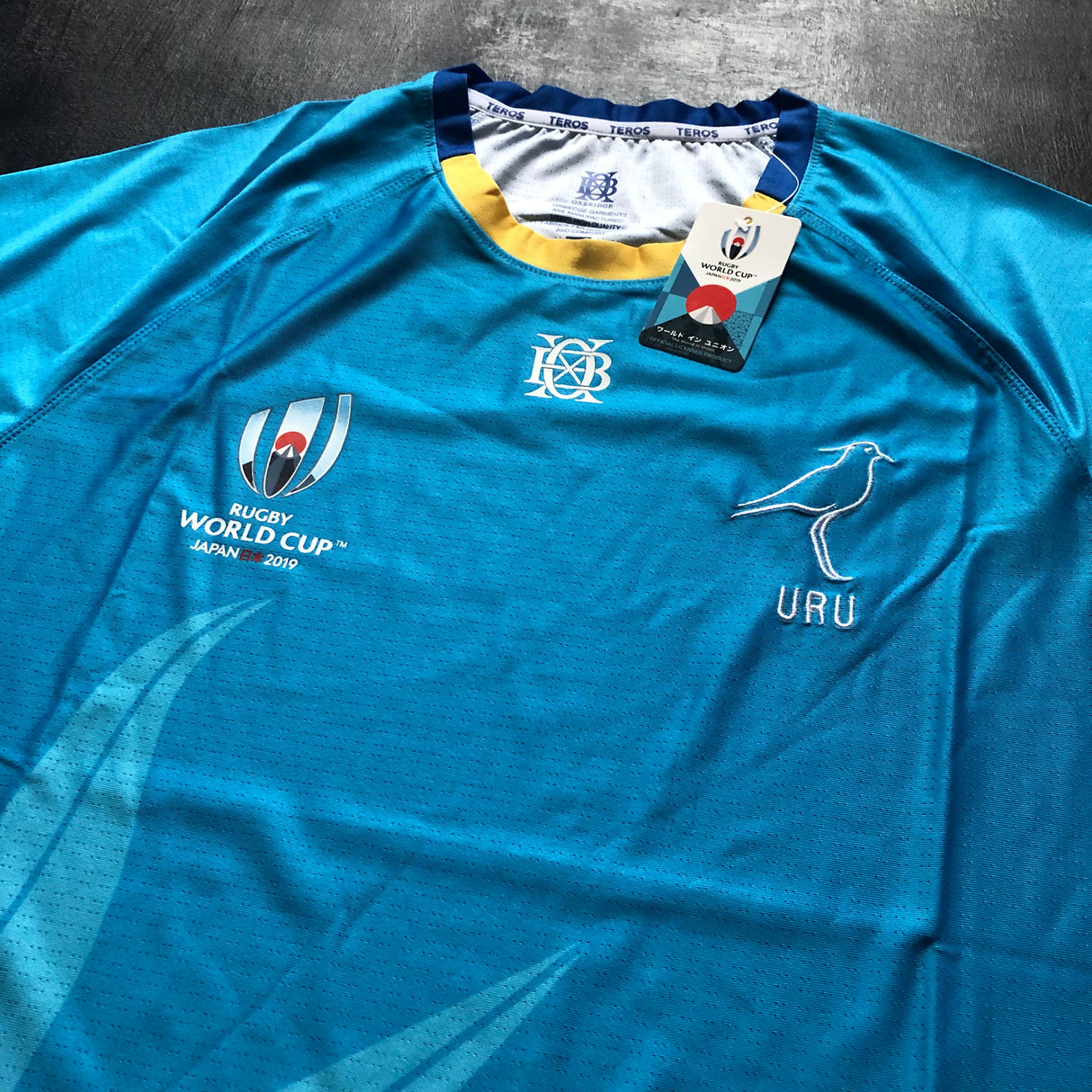 Uruguay National Rugby Team Jersey 2019 Rugby World Cup XL BNWT Underdog Rugby - The Tier 2 Rugby Shop