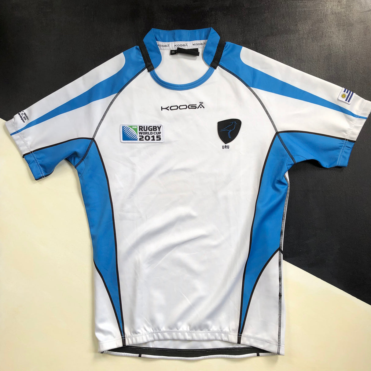 Uruguay National Rugby Team Jersey Away 2015 Rugby World Cup Match Worn XXL Underdog Rugby - The Tier 2 Rugby Shop
