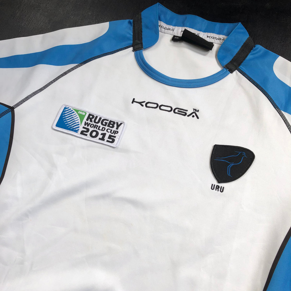 Uruguay National Rugby Team Jersey Away 2015 Rugby World Cup Match Worn XXL Underdog Rugby - The Tier 2 Rugby Shop