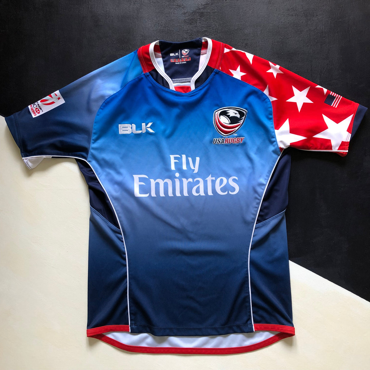 USA National Rugby Sevens Team Jersey 2016/17 Medium Underdog Rugby - The Tier 2 Rugby Shop