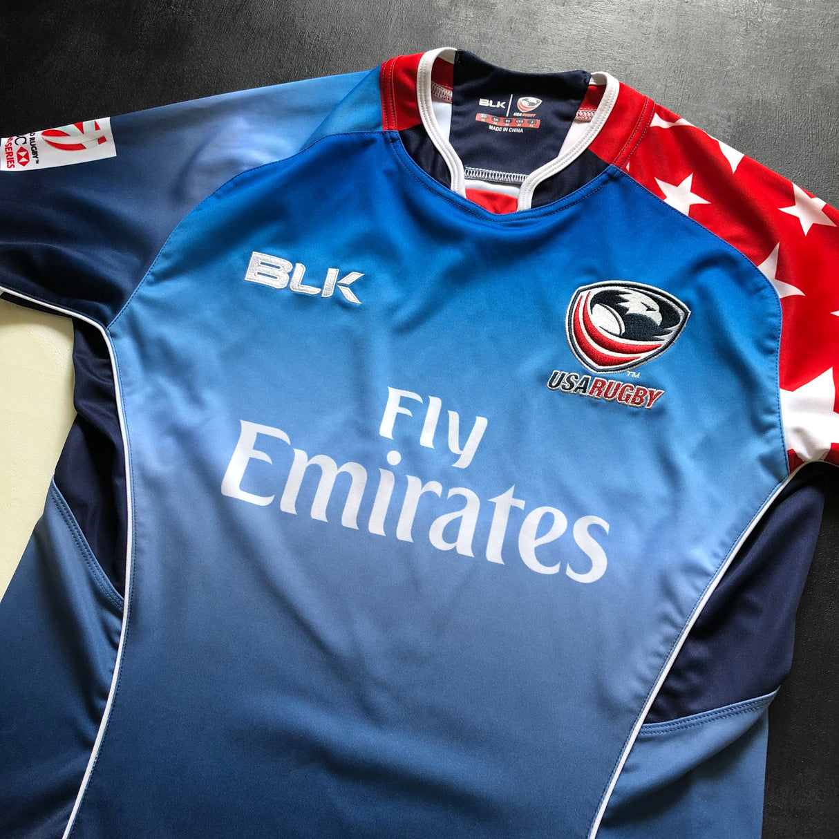 USA National Rugby Sevens Team Jersey 2016/17 Medium Underdog Rugby - The Tier 2 Rugby Shop