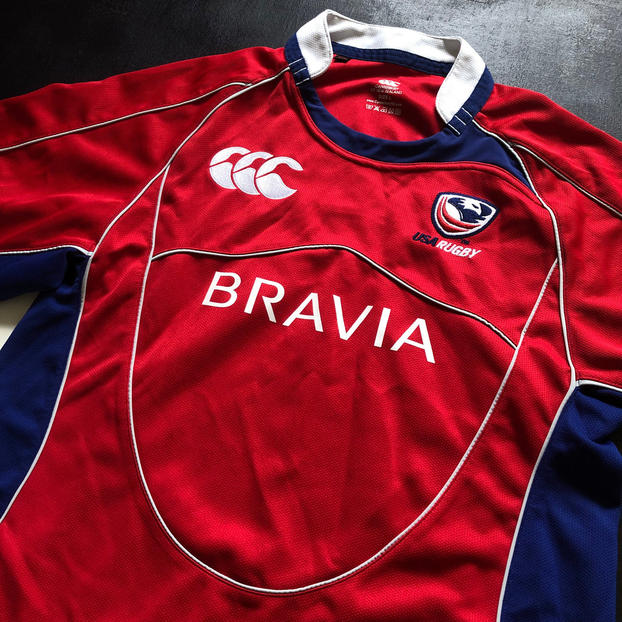 USA National Rugby Team Jersey 2010 Large Underdog Rugby - The Tier 2 Rugby Shop
