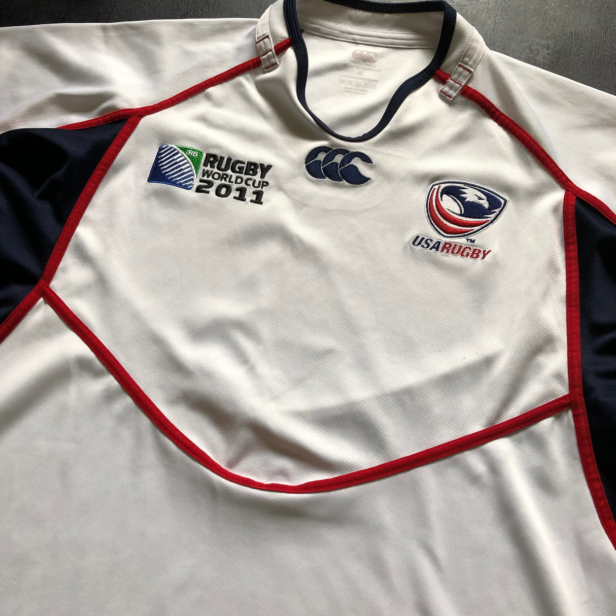 USA National Rugby Team Jersey 2011 Rugby World Cup Away XL Underdog Rugby - The Tier 2 Rugby Shop
