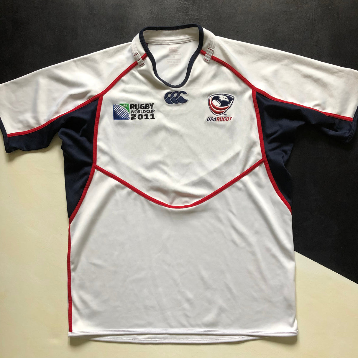 USA National Rugby Team Jersey 2011 Rugby World Cup Away XL Underdog Rugby - The Tier 2 Rugby Shop