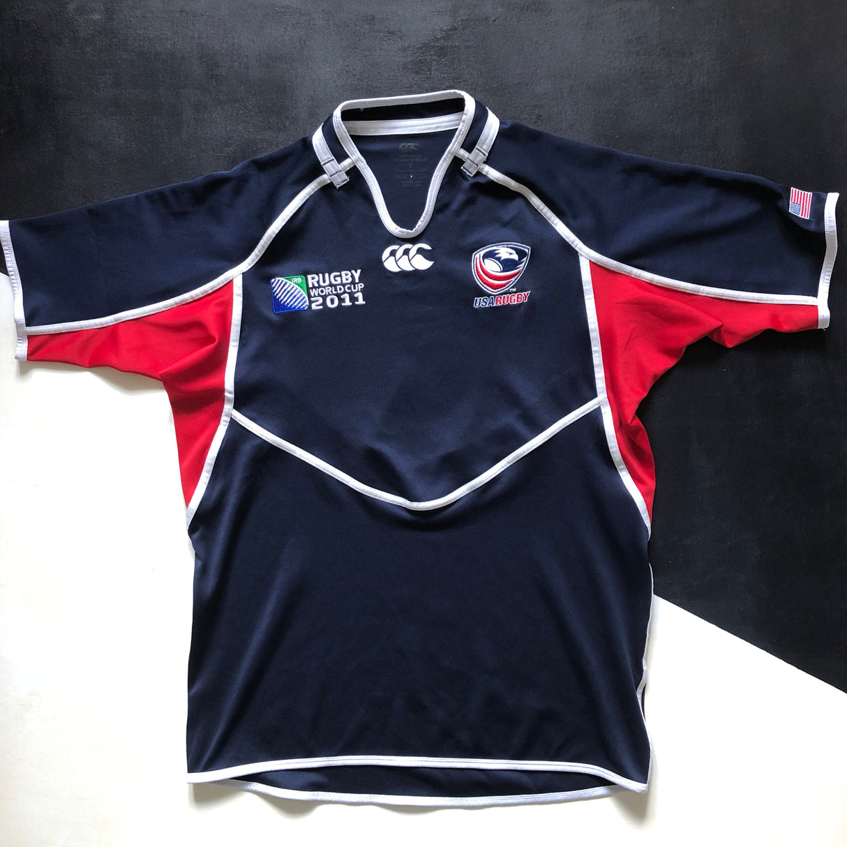 USA National Rugby Team Jersey 2011 Rugby World Cup Large Underdog Rugby - The Tier 2 Rugby Shop