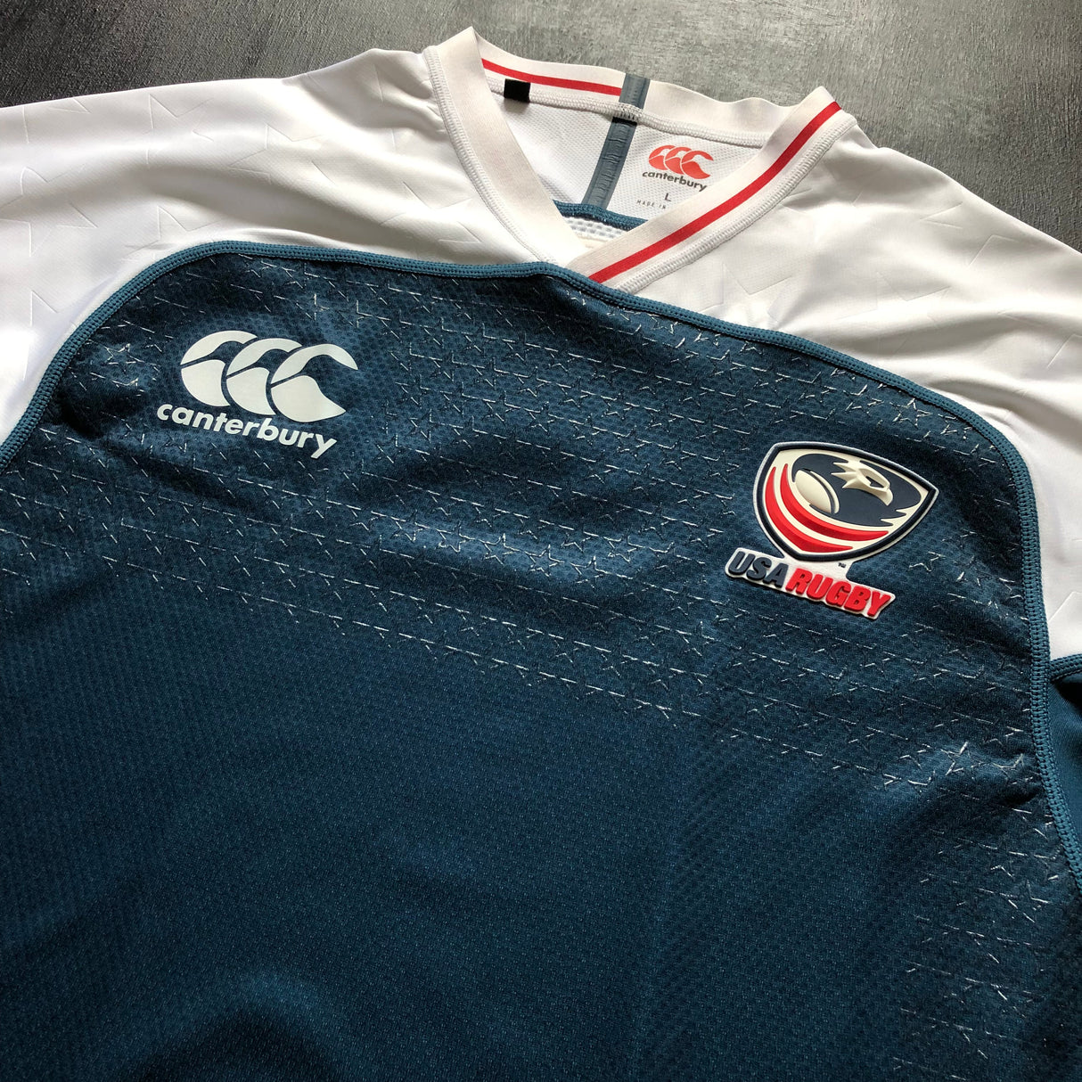USA National Rugby Team Jersey 2019 Player Issue Large Underdog Rugby - The Tier 2 Rugby Shop