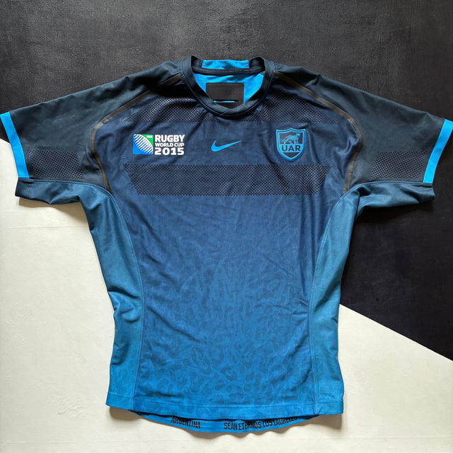 Argentina National Rugby Team Jersey 2015 Rugby World Cup Player Issue XL Underdog Rugby - The Tier 2 Rugby Shop 