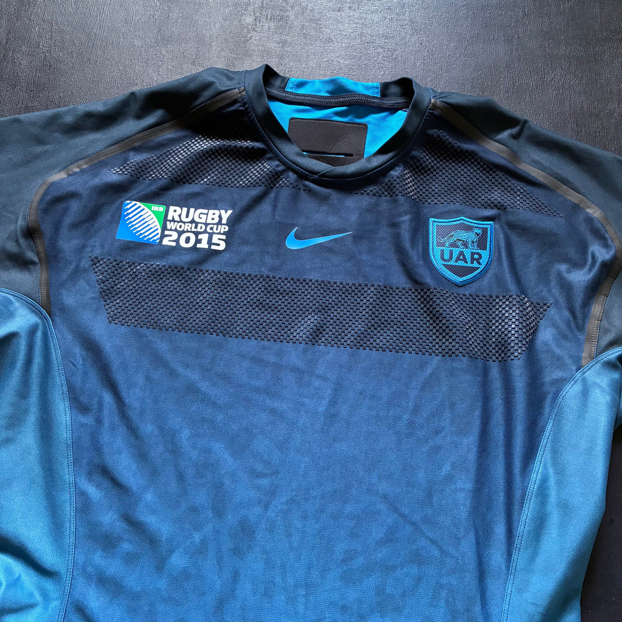Argentina National Rugby Team Jersey 2015 Rugby World Cup Player Issue XL Underdog Rugby - The Tier 2 Rugby Shop 