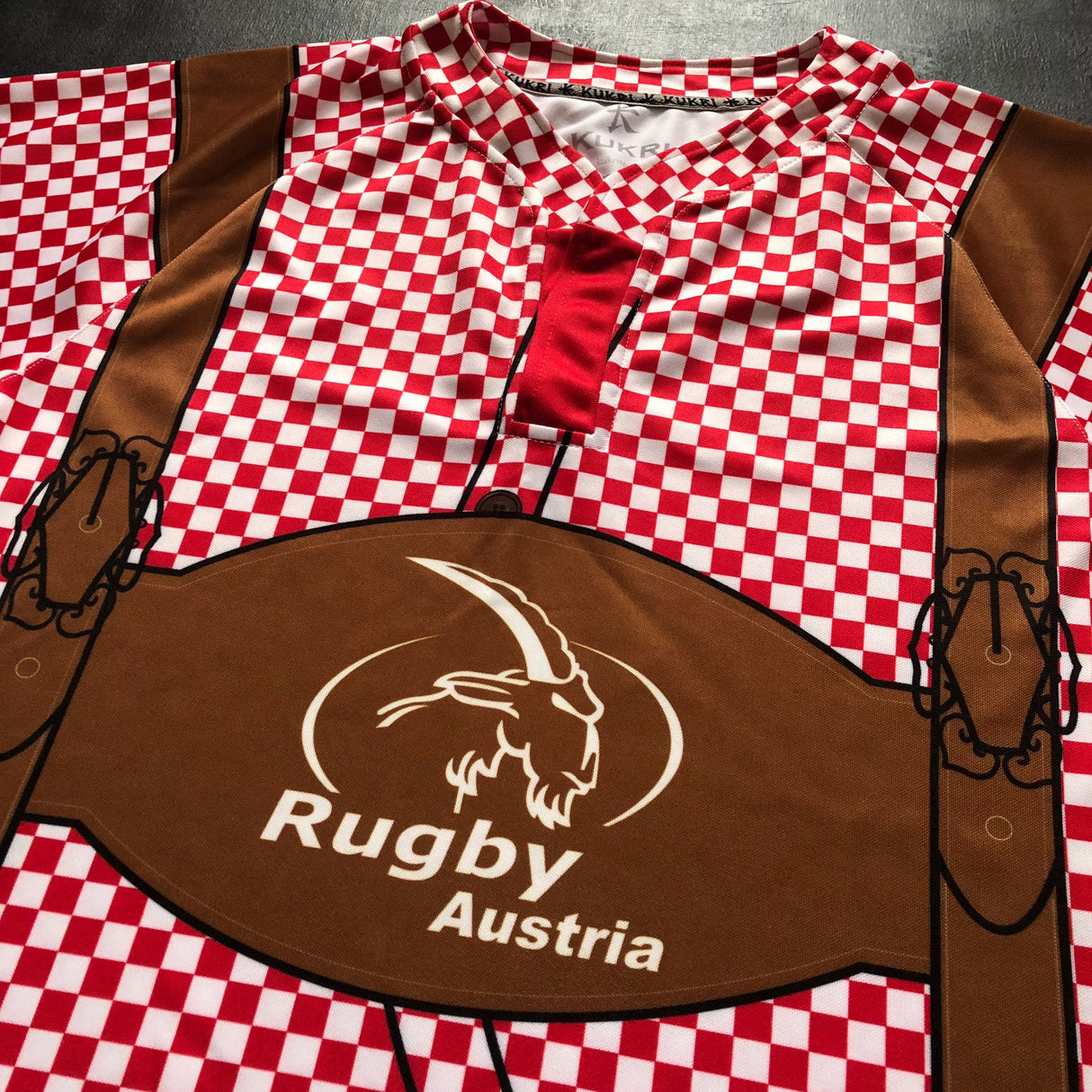 Austria National Rugby Team Training Jersey 2013 2XL Underdog Rugby - The Tier 2 Rugby Shop 