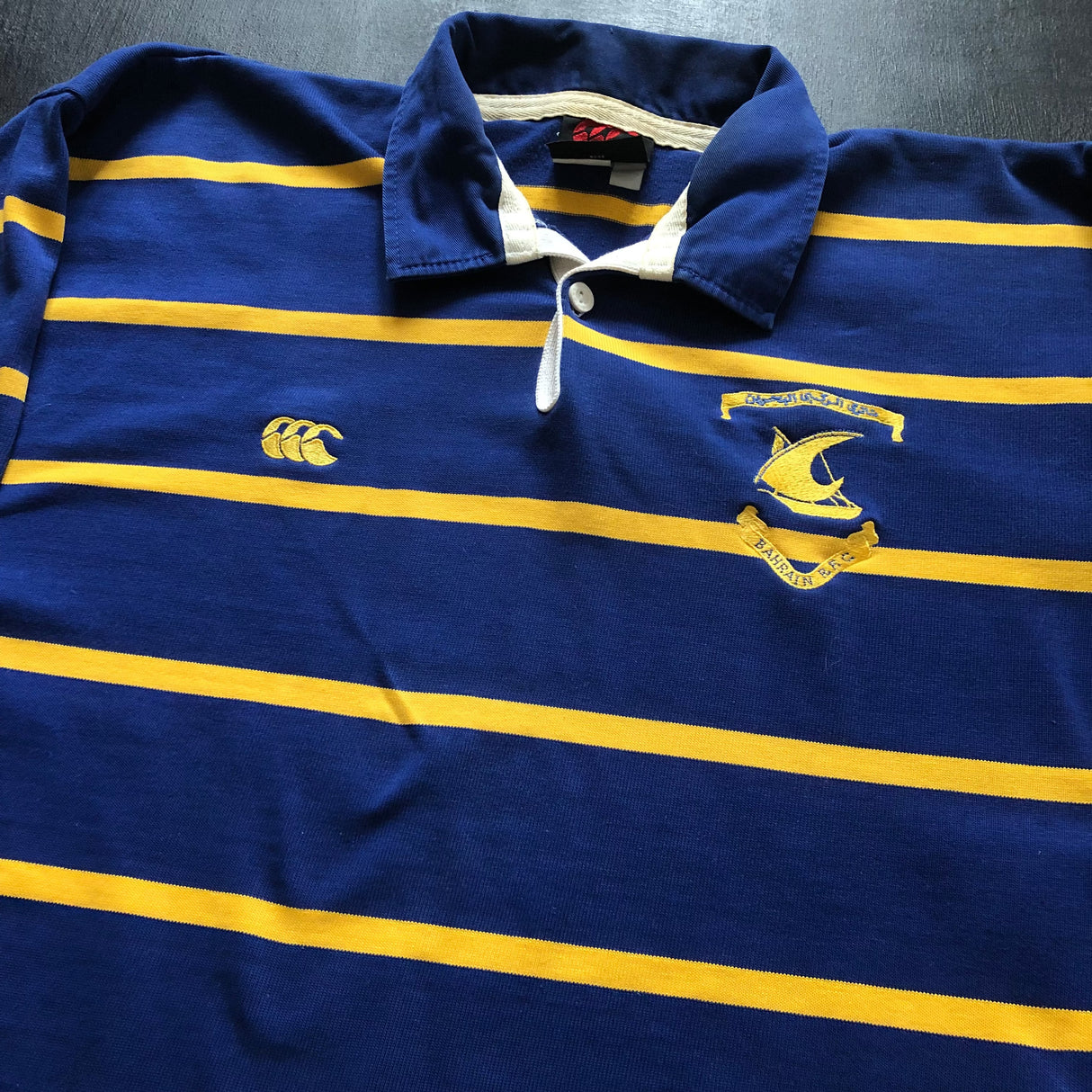 Bahrain RFC Rugby Team Jersey 1990's 2XL Underdog Rugby - The Tier 2 Rugby Shop 