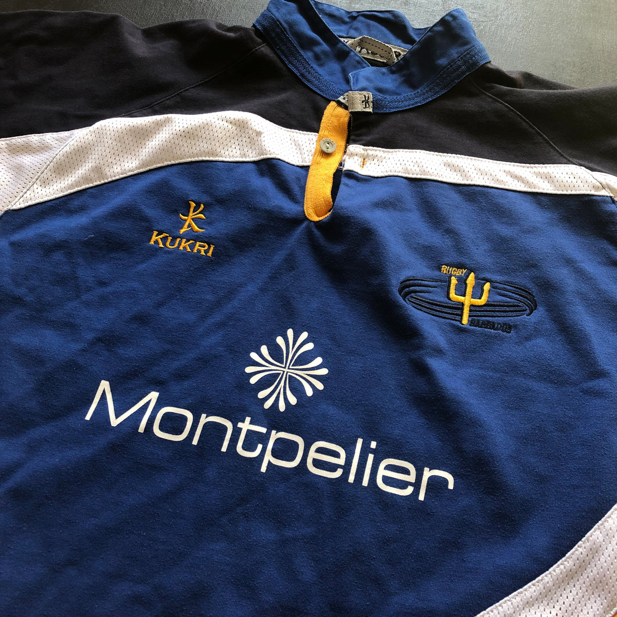 Barbados National Rugby Team Jersey 2008/09 Large Underdog Rugby - The Tier 2 Rugby Shop 