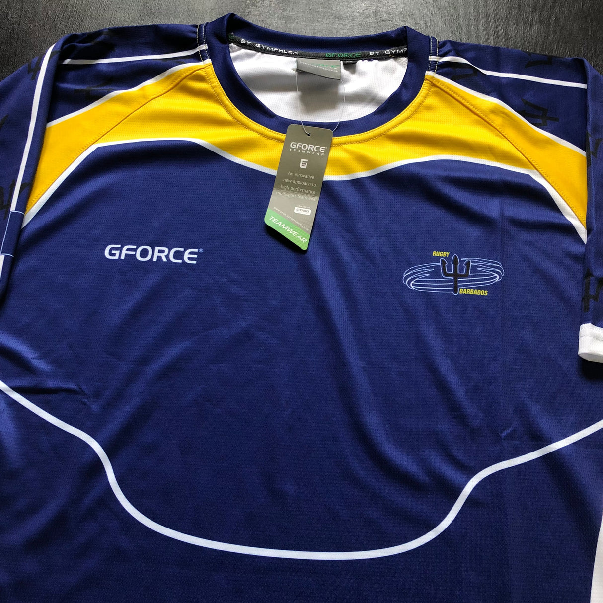 Barbados National Rugby Team Training Jersey XL BNWT Underdog Rugby - The Tier 2 Rugby Shop 