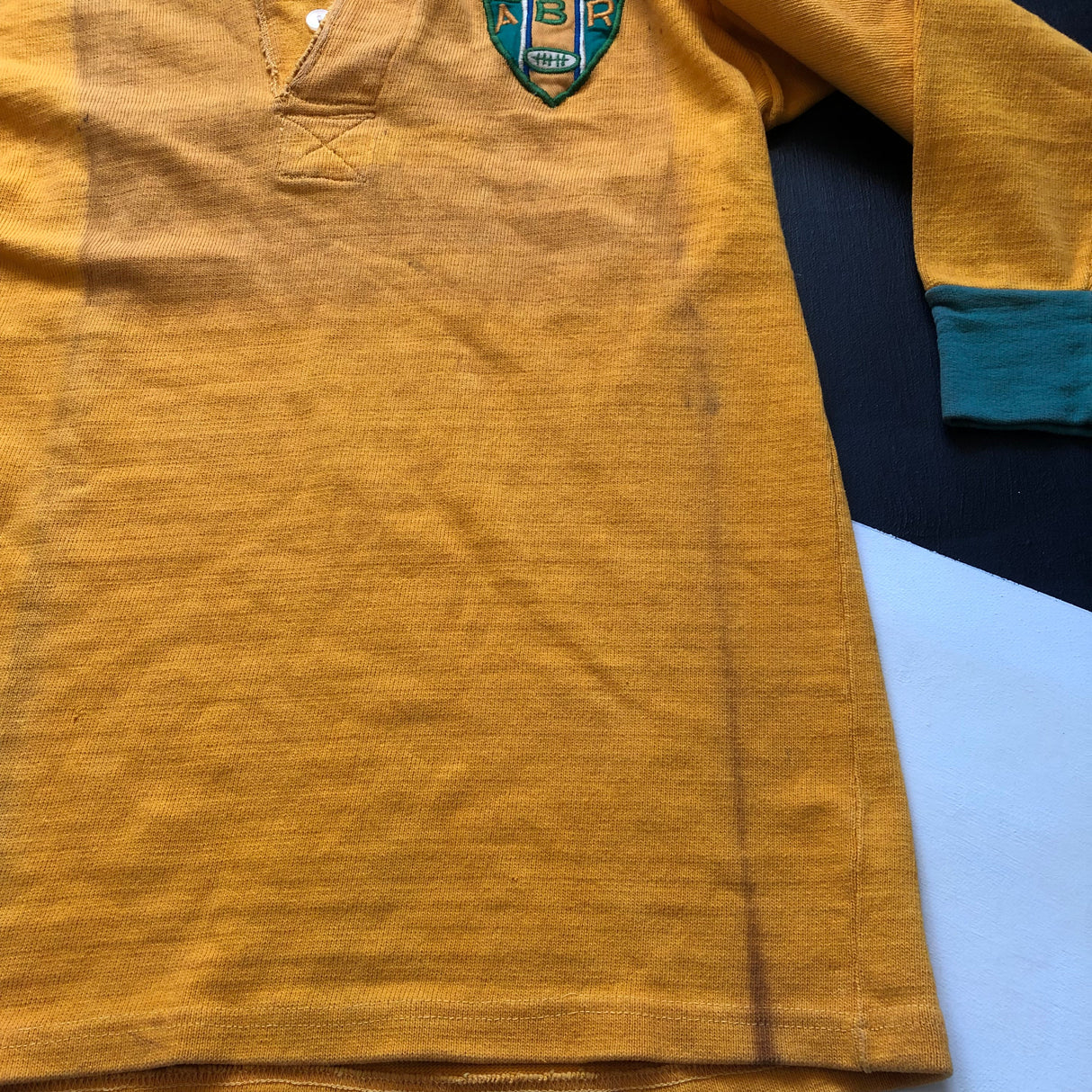 Brazil National Rugby Team Jersey 1970/80's Match Worn Underdog Rugby - The Tier 2 Rugby Shop 