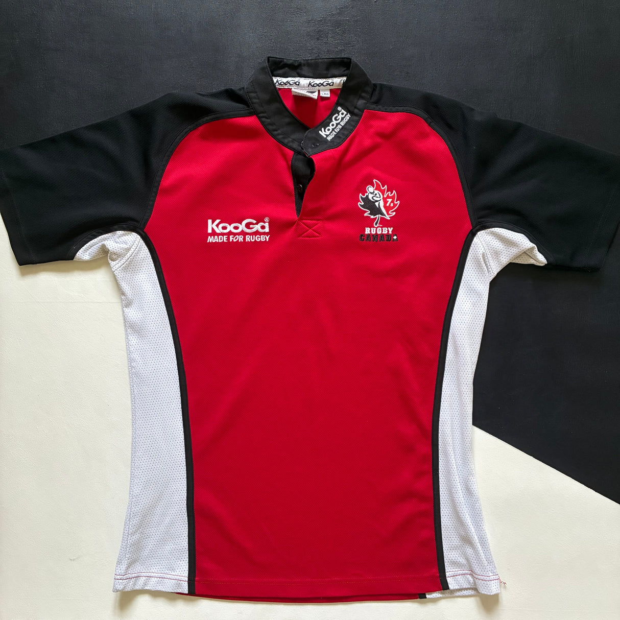 Canada National Rugby Sevens Team Jersey 2005/2006 Large Underdog Rugby - The Tier 2 Rugby Shop 