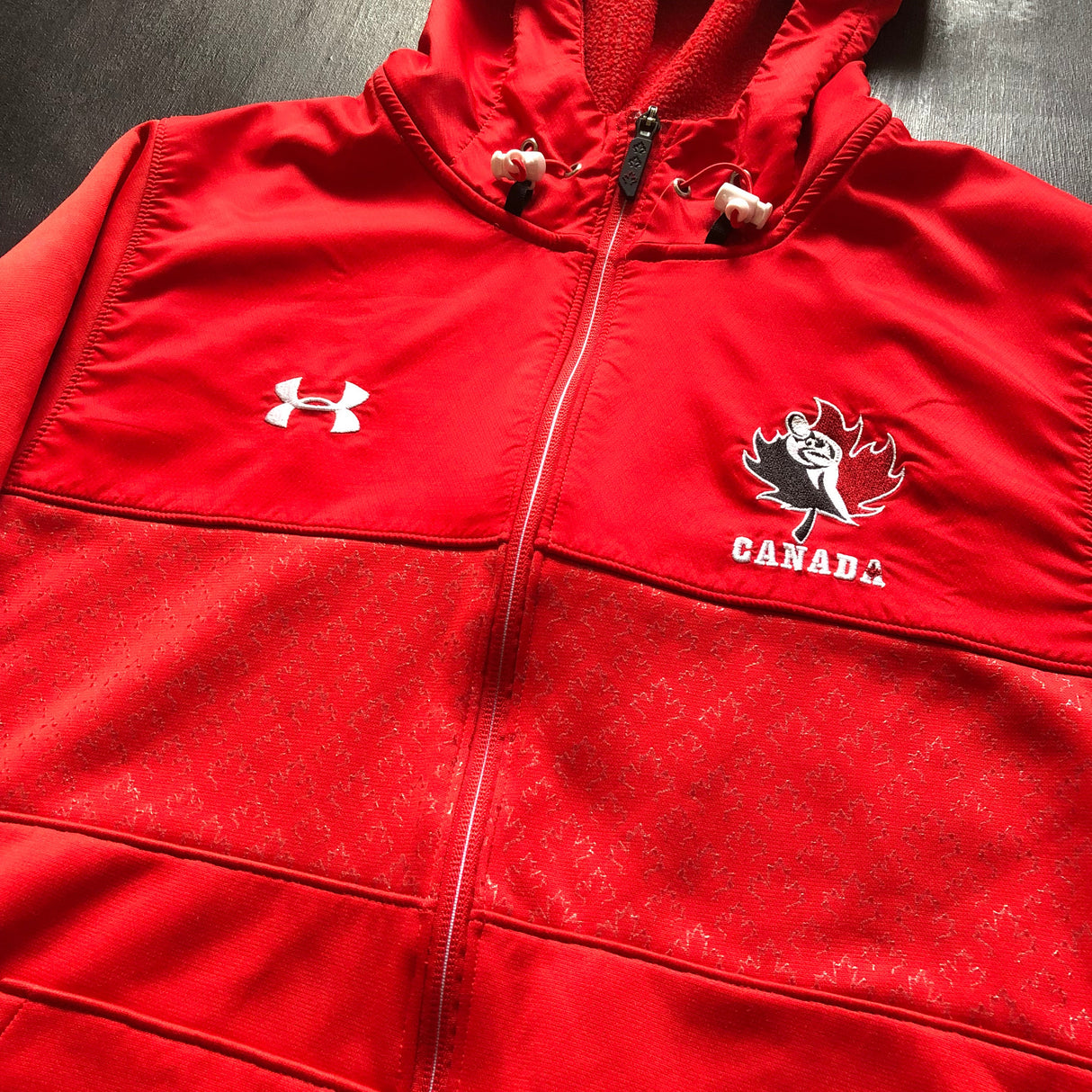 Canada National Rugby Team Hooded Jacket Medium Underdog Rugby - The Tier 2 Rugby Shop 