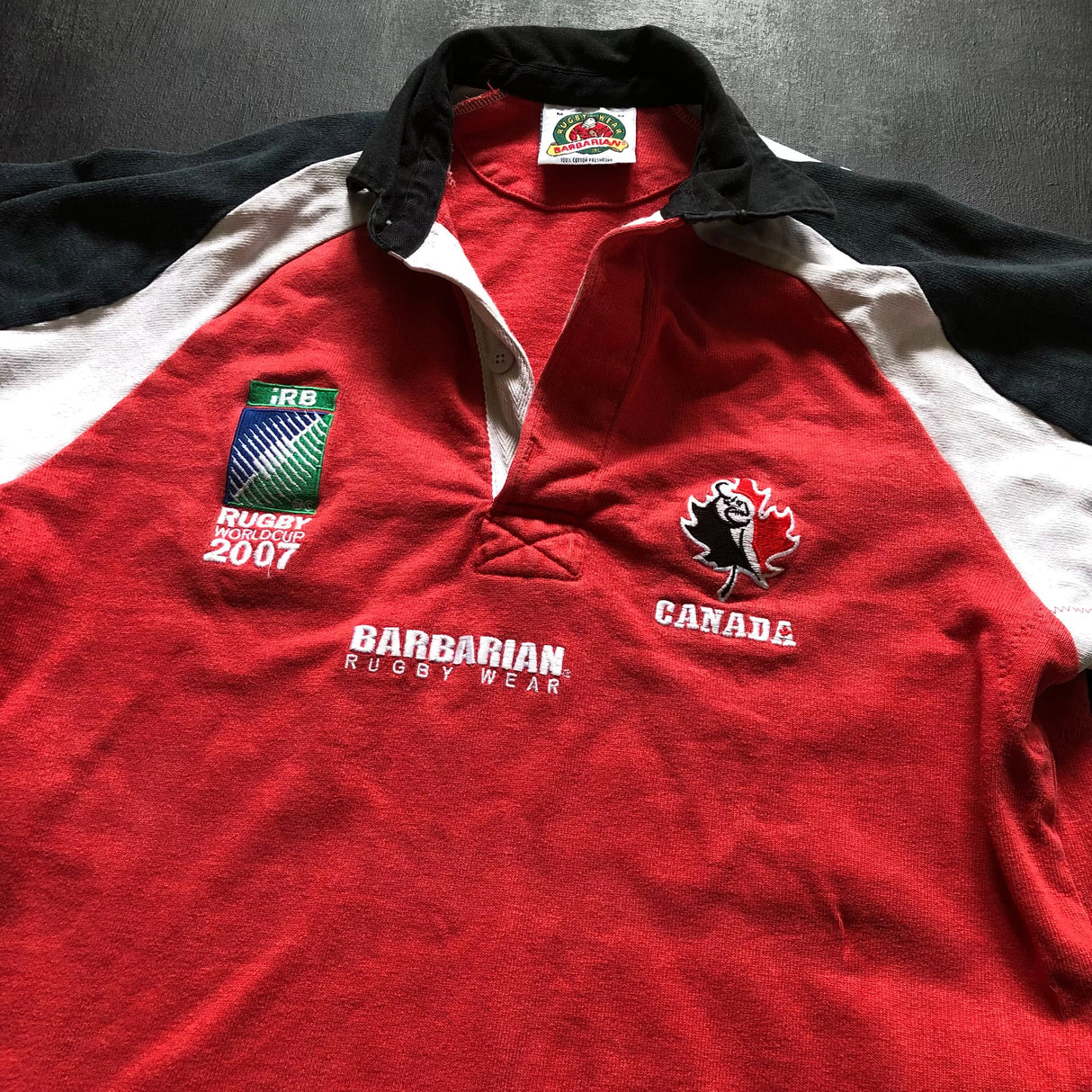 Canada National Rugby Team Jersey 2007 Rugby World Cup Medium Underdog Rugby - The Tier 2 Rugby Shop 