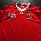Canada National Rugby Team Jersey 2015 Rugby World Cup Large Underdog Rugby - The Tier 2 Rugby Shop 