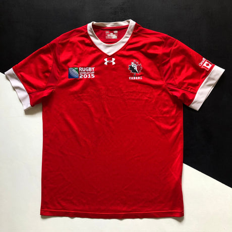Canada National Rugby Team Jersey 2015 Rugby World Cup Large Underdog Rugby - The Tier 2 Rugby Shop 