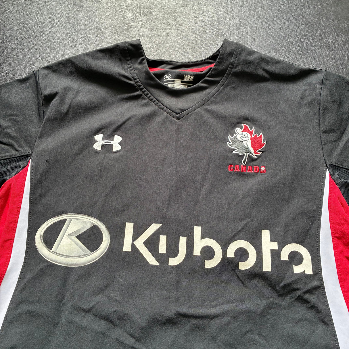 Canada National Rugby Team Jersey 2016 Player Issue Large Underdog Rugby - The Tier 2 Rugby Shop 