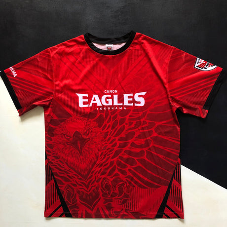 Canon Eagles Rugby Team (Japan Rugby League One) Supporters Tee XL Underdog Rugby - The Tier 2 Rugby Shop 