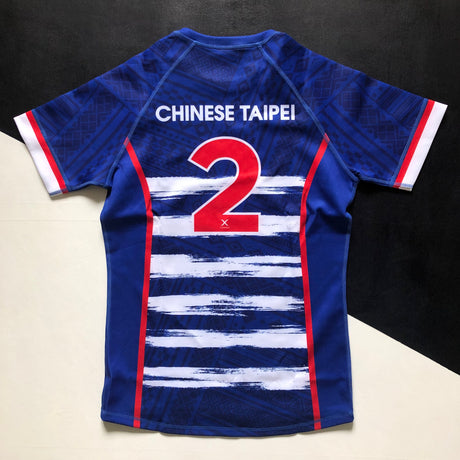 Chinese Taipei (Taiwan) National Rugby Sevens Team Jersey 2023 Home Player Issue Medium Underdog Rugby - The Tier 2 Rugby Shop 