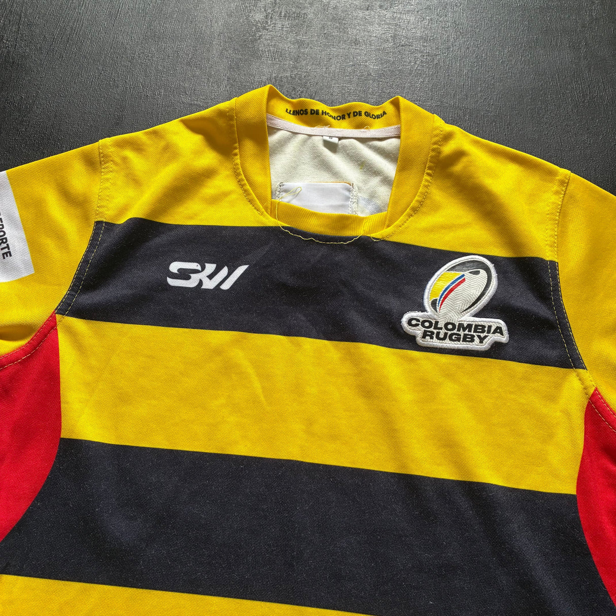 Colombia National Women's Rugby Team Jersey 2023 Match Worn Small Underdog Rugby - The Tier 2 Rugby Shop 