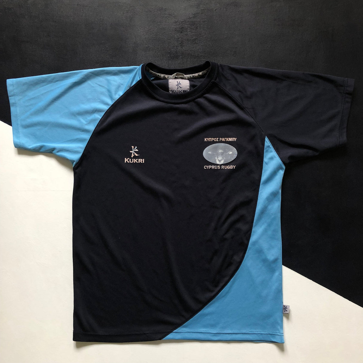 Cyprus National Rugby Team Training Tee Medium Underdog Rugby - The Tier 2 Rugby Shop 
