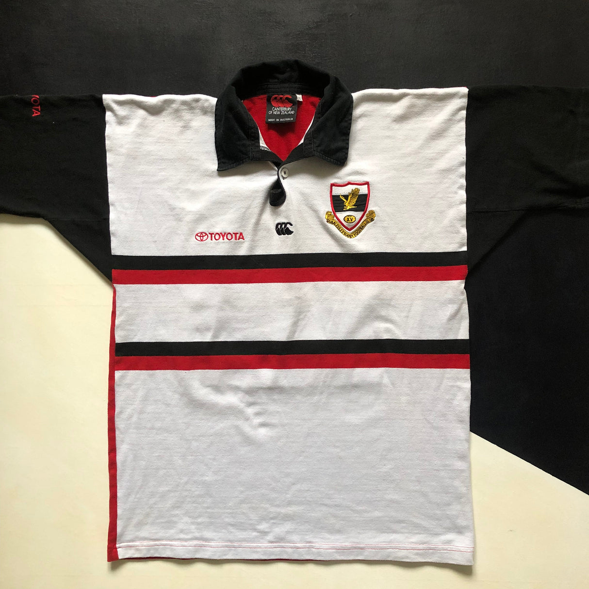 Dubai Exiles RFC Jersey 1990's Match Worn XL Underdog Rugby - The Tier 2 Rugby Shop 