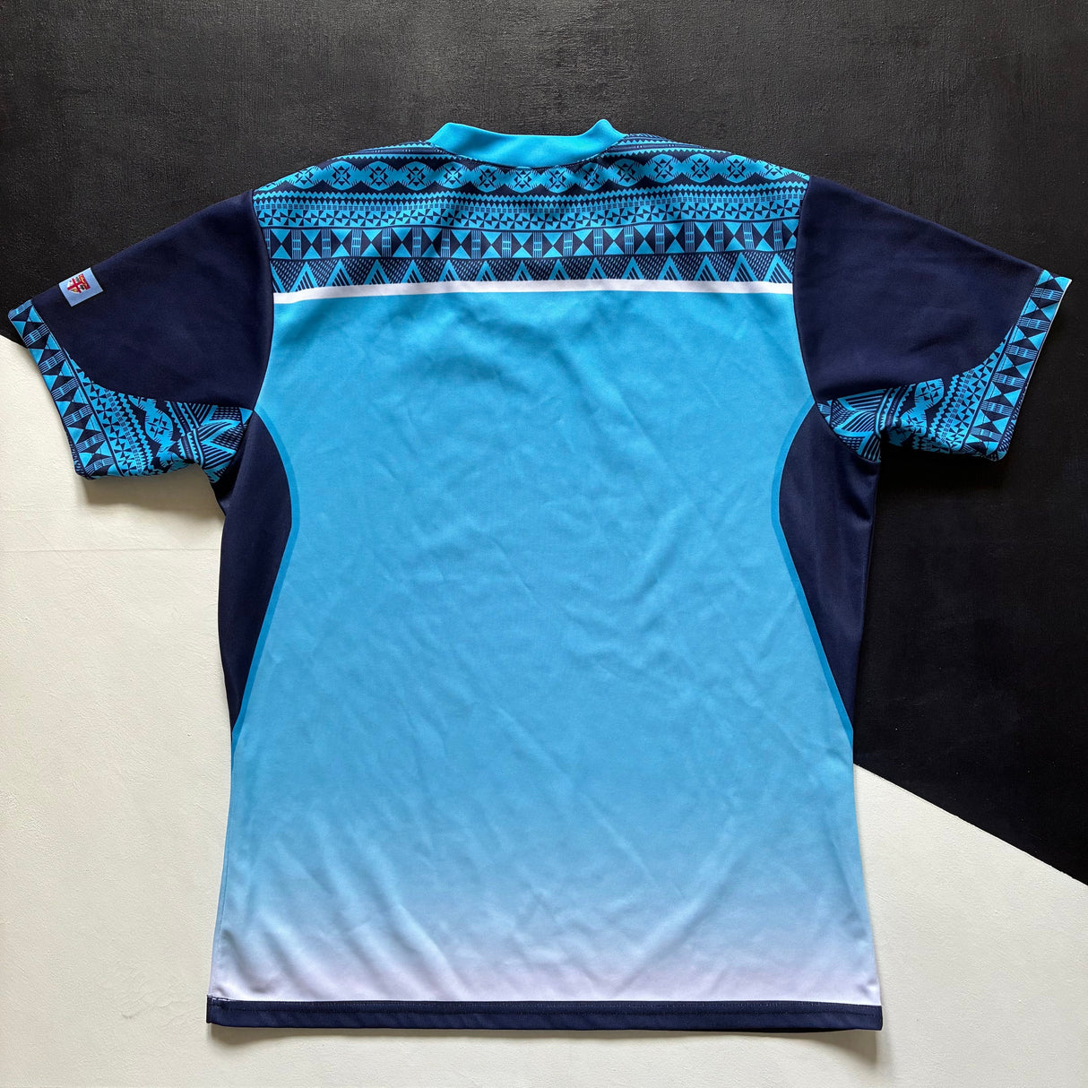 Fiji National Rugby Sevens Team Jersey 2016 Olympics Away Large Underdog Rugby - The Tier 2 Rugby Shop 