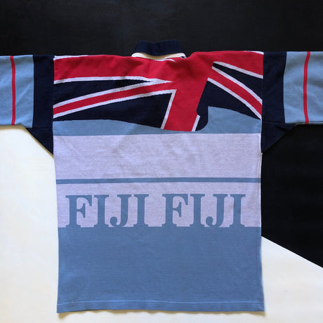 Fiji National Rugby Team Jersey 2002 Temex XL Underdog Rugby - The Tier 2 Rugby Shop 