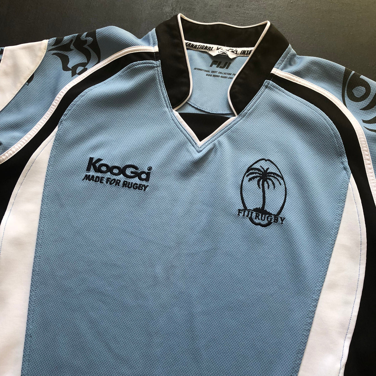 Fiji National Rugby Team Jersey 2006/07 Away Large Underdog Rugby - The Tier 2 Rugby Shop 