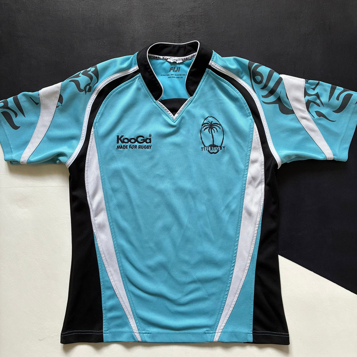 Fiji National Rugby Team Jersey 2006/2007 Away Large Underdog Rugby - The Tier 2 Rugby Shop 