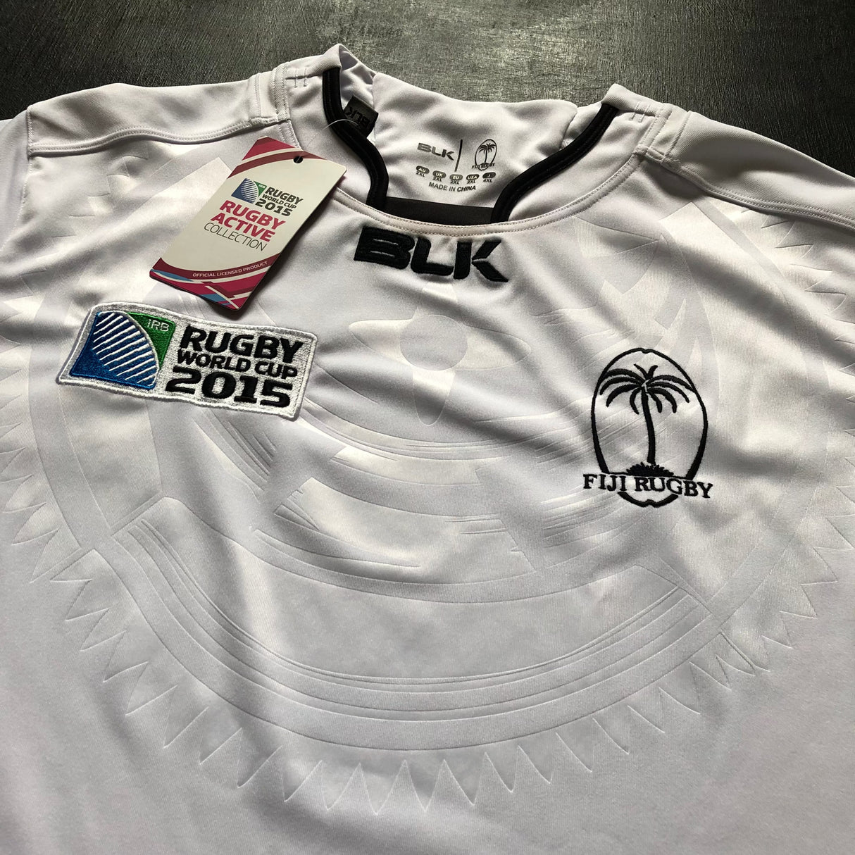Fiji National Rugby Team Jersey 2015 Rugby World Cup 2XL BNWT Underdog Rugby - The Tier 2 Rugby Shop 