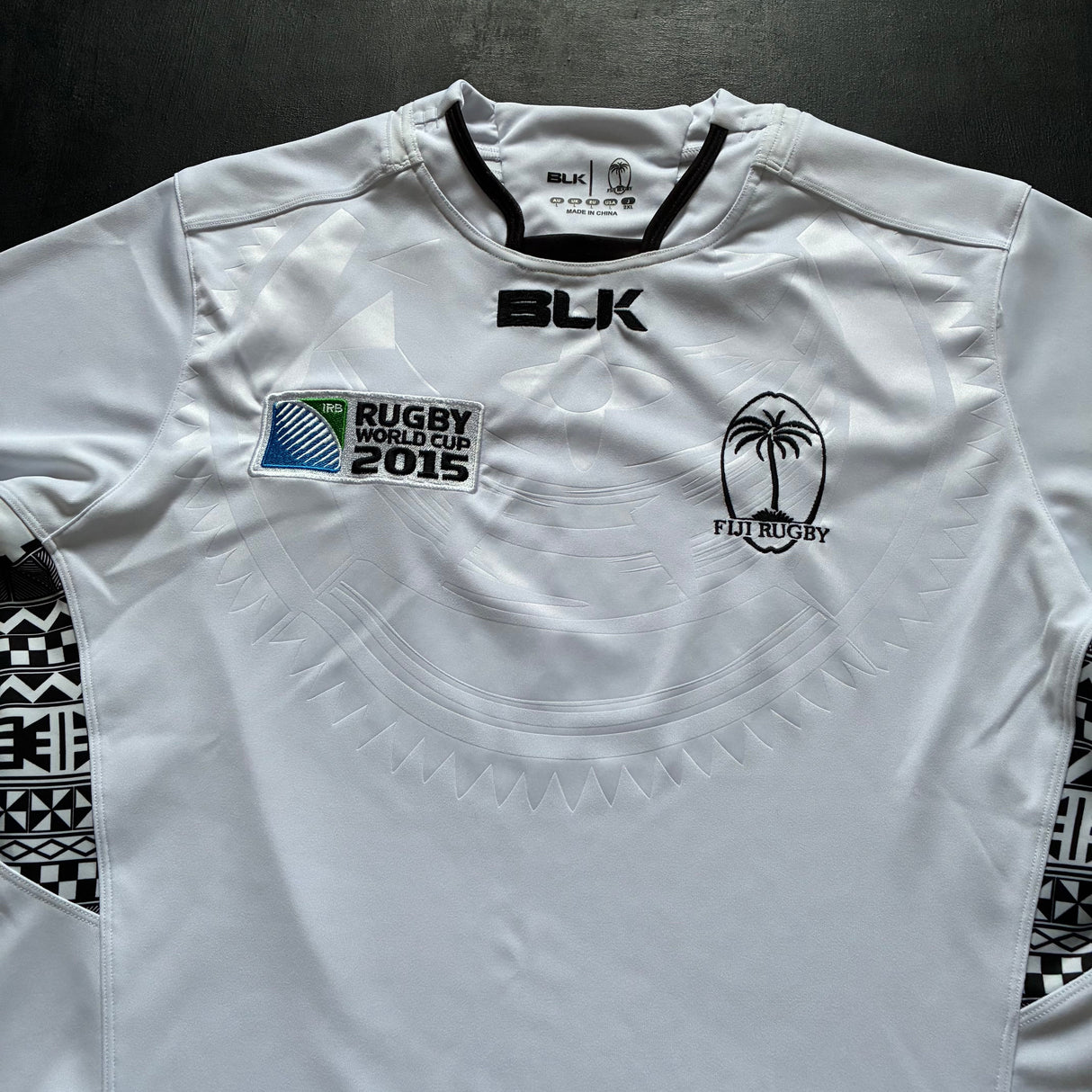 Fiji National Rugby Team Jersey 2015 Rugby World Cup Large Underdog Rugby - The Tier 2 Rugby Shop 