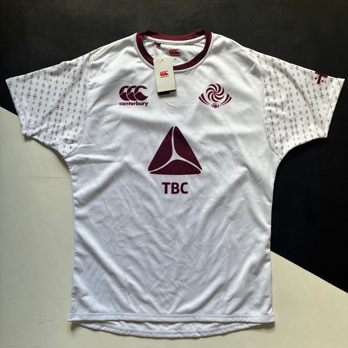 Georgia National Rugby Team Jersey 2021 Away Player Issue 2XL Underdog Rugby - The Tier 2 Rugby Shop 
