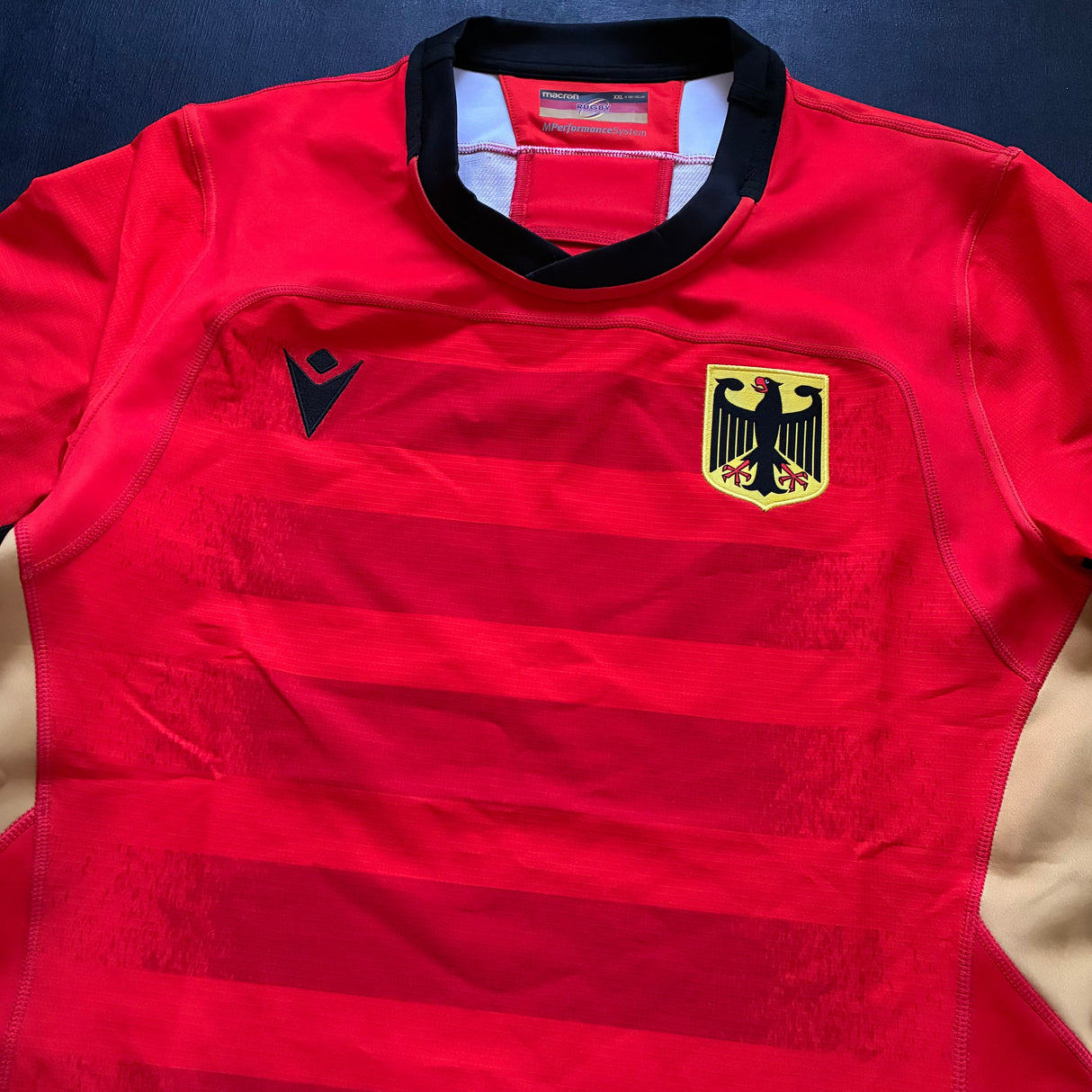 Germany National Rugby Team Jersey 2023/25 Away Player Issue 2XL Underdog Rugby - The Tier 2 Rugby Shop 