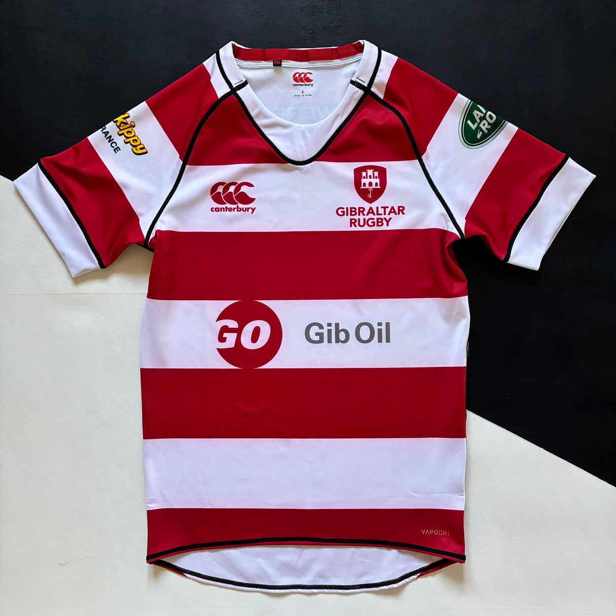 Gibraltar National Rugby Team Jersey 2022 Player Issue Large Underdog Rugby - The Tier 2 Rugby Shop 