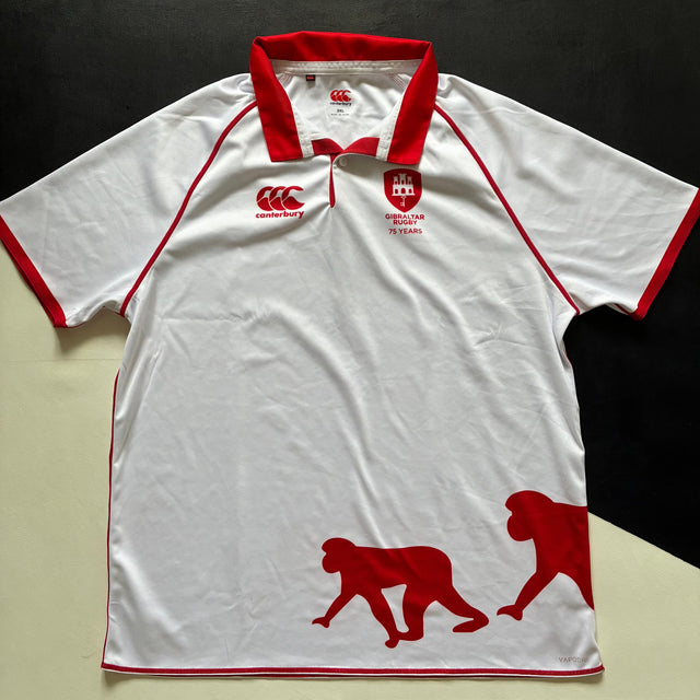 Gibraltar National Rugby Team Jersey 75 Years 3XL Underdog Rugby - The Tier 2 Rugby Shop 