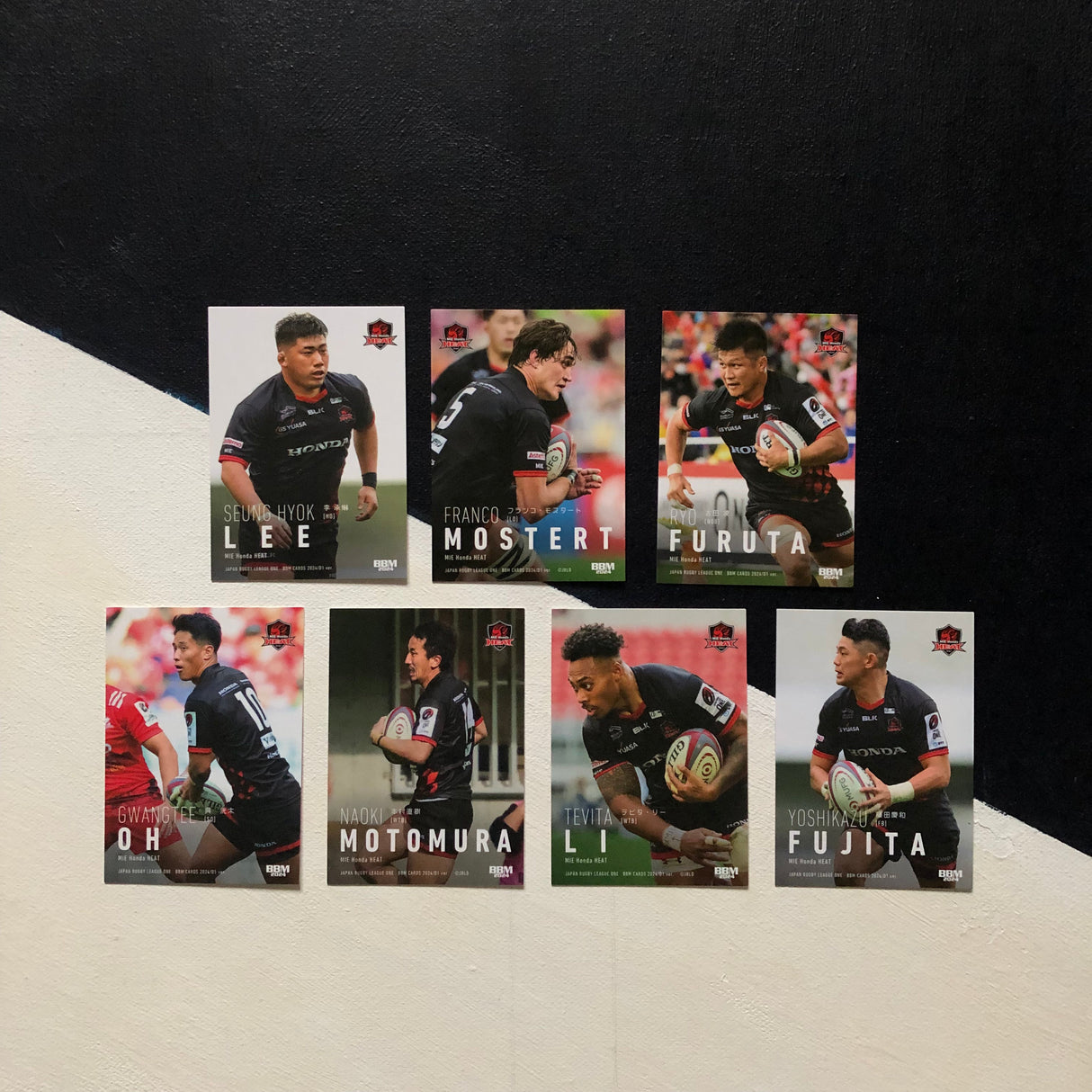 Honda Heat 2024 BBM Japan Rugby League One Regular Card Set Underdog Rugby - The Tier 2 Rugby Shop 