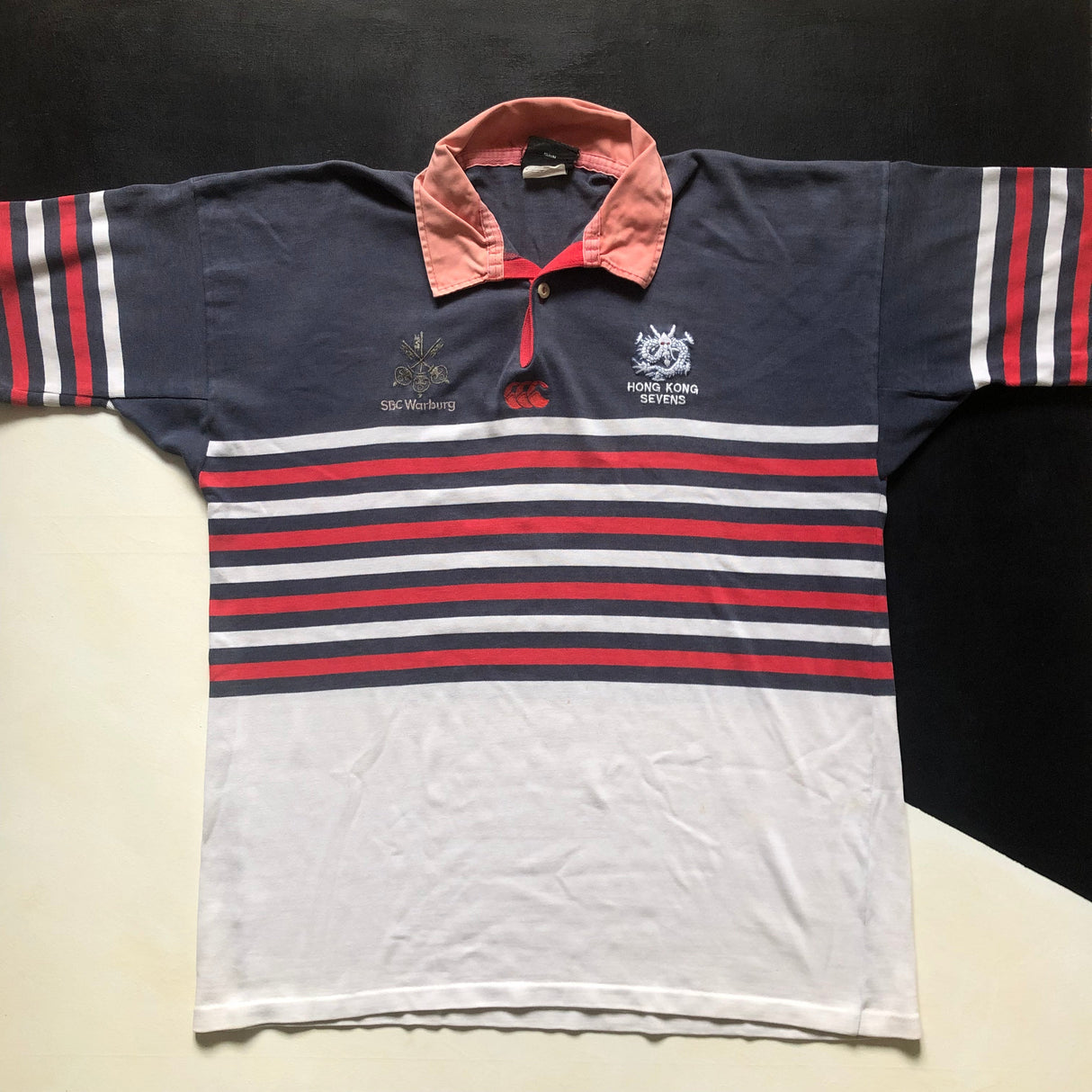 Hong Kong National Rugby Sevens Team Jersey 1998 2XL Underdog Rugby - The Tier 2 Rugby Shop 