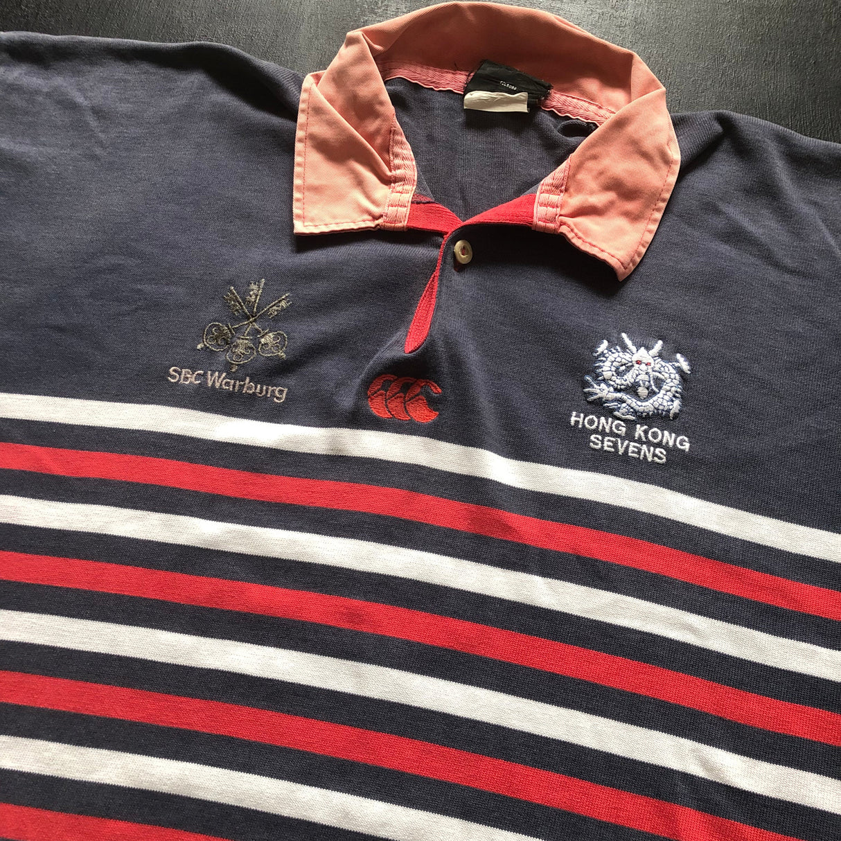 Hong Kong National Rugby Sevens Team Jersey 1998 2XL Underdog Rugby - The Tier 2 Rugby Shop 