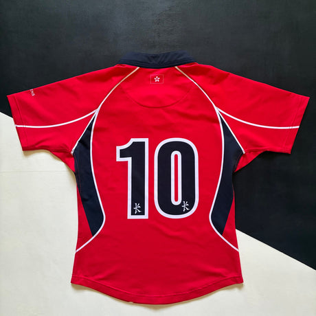 Hong Kong National Rugby Sevens Team Jersey 2012/13 Small Match Worn Underdog Rugby - The Tier 2 Rugby Shop 